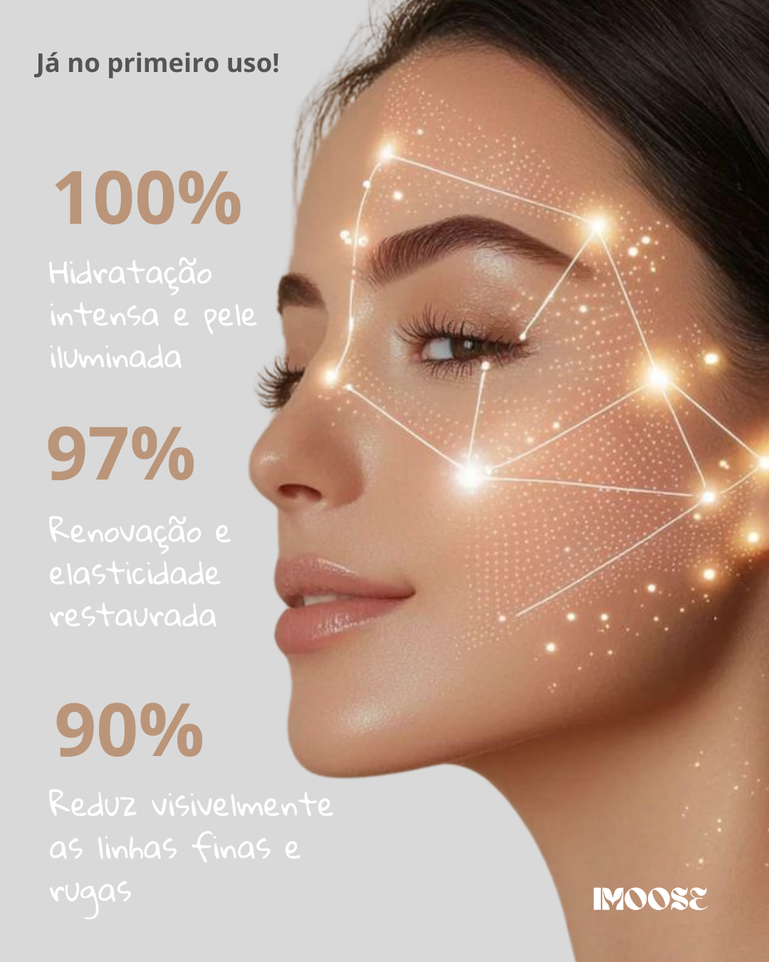 Kit HydraGlow - Máscara Facial de Colágeno para Firmeza e Glow Imediato